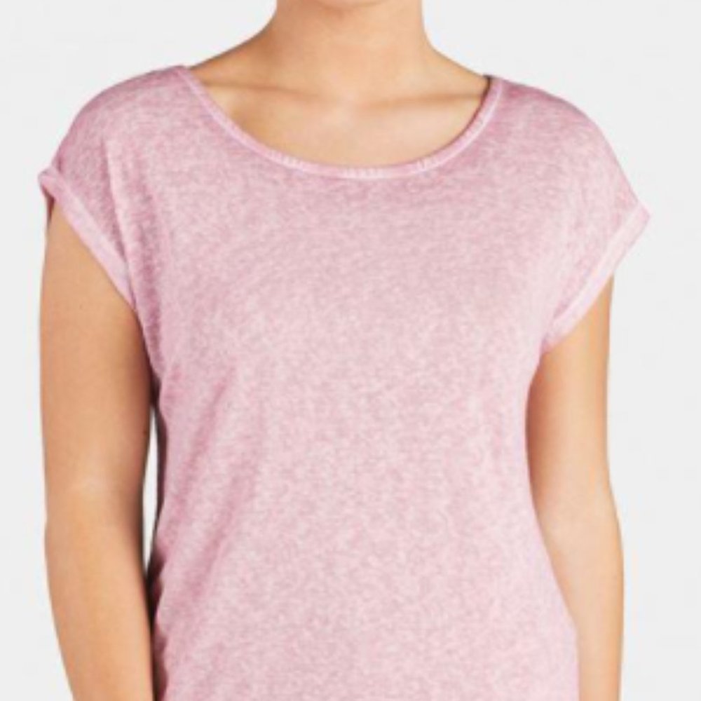 Sunwashed Lace Back Tee - Picture 2 of 2